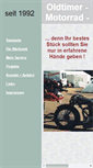 Mobile Screenshot of motorrad-restaurierung.de